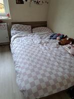 Twijfelaar bed 120x200 cm, Huis en Inrichting, Slaapkamer | Bedden, Ophalen, Bruin, Zo goed als nieuw, Twijfelaar