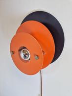 Vintage Herda wandlamp disc metaal Discus 1960s mid century, Huis en Inrichting, Lampen | Wandlampen, Vintage mid century, N, Ophalen of Verzenden