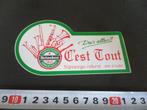 sticker nijmegen orkest c'est tout da's alles heineken bier*, Ophalen, Zo goed als nieuw, Bedrijf of Vereniging