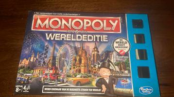 Monopoly wereldeditie bordspel spel goede staat beschikbaar voor biedingen