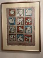 Hans Innemee zeefdruk ingelijst, afmeting 84 x 105 cm, Antiek en Kunst, Ophalen