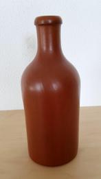 Vintage aardewerk fles / kruik uit Portugal, bruin, jaren 80, Ophalen of Verzenden