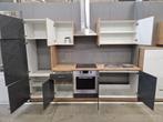 keuken grijs bruin nieuw 270 cm softclose, Huis en Inrichting, Keuken | Complete keukens, Overige materialen, Nieuw, Enkelwandige keuken
