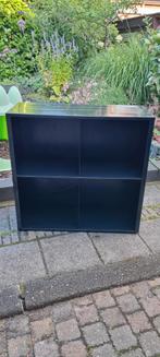 Metalen zwarte kast, Huis en Inrichting, Kasten | Roldeurkasten en Archiefkasten, Ophalen, Gebruikt, 50 tot 100 cm, Minder dan 100 cm
