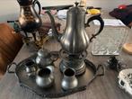 Theeset Etain pur Tiel Holland, Antiek en Kunst, Antiek | Servies compleet, Ophalen of Verzenden