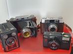 vintage analoge en digitale cameras en oude flitsers, Gebruikt, Ophalen