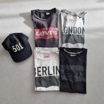 Levi's T-shirt en pet maat 14 164 en S draagt gelijk, Ophalen, Gebruikt, Jongen, Shirt of Longsleeve