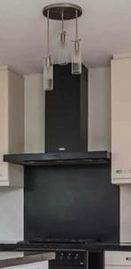 Belling 900 AWBE zwart afzuigkap en achterwand, Ophalen of Verzenden, Gebruikt, Wandschouwkap