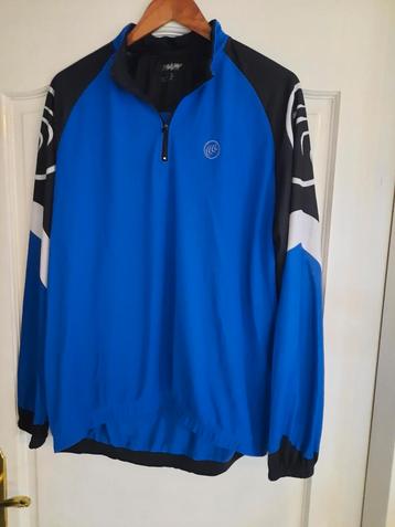 Blauw sport jack maat XL beschikbaar voor biedingen