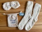 HEMA Cadeauset Slaapmasker en Fluffy Sokken - Maat 36-41, Kleding | Dames, Sokken en Kousen, Sokken en Kniesokken, Wit, Maat 35 t/m 38