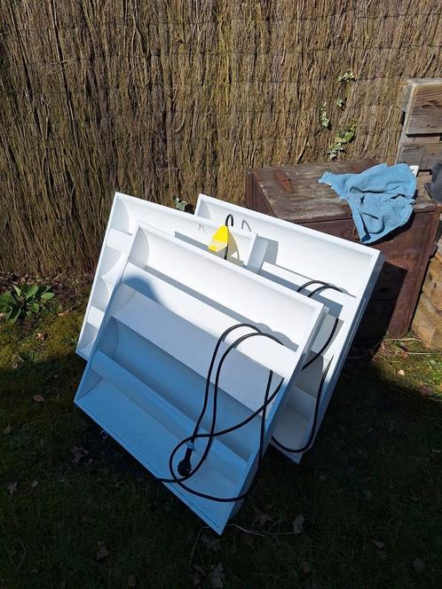 3 lampen/lichtbakken, Huis en Inrichting, Lampen | Overige, Gebruikt, Ophalen