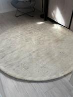 Westwing rond vloerkleed 200cm licht grijsgroen., Huis en Inrichting, Stoffering | Tapijten en Kleden, Ophalen, Zo goed als nieuw