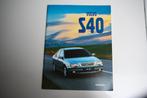 Folder Volvo S40 brochure 1998 (38), Boeken, Auto's | Folders en Tijdschriften, Ophalen of Verzenden, Nieuw, Volvo