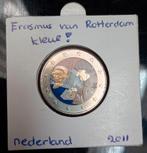 Gekleurde 2 Euro Munt 'Erasmus van Rotterdam', Ophalen of Verzenden, Overige landen, Losse munt