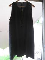 NIEUW zwarte jurk XL mouwloos wijde jurk gladde stof, Anna, Zwart, Maat 46/48 (XL) of groter, Nieuw