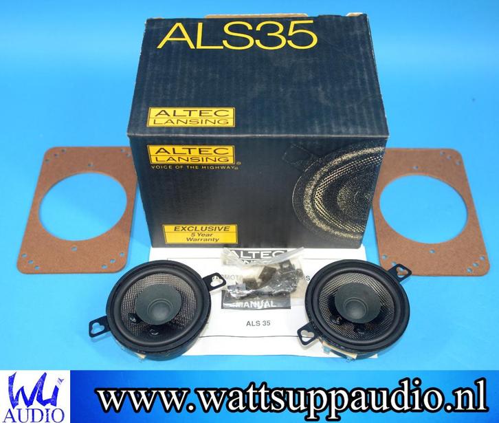 Altec Lansing ALS35 8.3 cm speakers ( Dash ) Vintage USA, Auto diversen, Autospeakers, Gebruikt, Ophalen of Verzenden