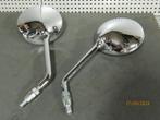 Set Spiegels Chroom M10 aansluiting Spiegel L & R z.g.a.n., Motoren, Ophalen of Verzenden, Chroom