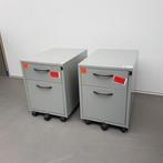 2x professionele grijze metalen ladeblokken - 58x43x60 cm, Huis en Inrichting, Kasten | Ladekasten, Minder dan 50 cm, Nieuw, Ophalen of Verzenden