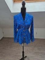 Kobalt blousje, Boohoo, Zo goed als nieuw, Maat 36 (S), Verzenden