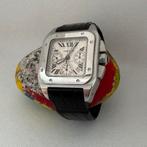 Cartier Santos 100 Xl Chronograph, Sieraden, Tassen en Uiterlijk, Horloges | Heren, Ophalen, Zo goed als nieuw, Staal, Overige merken