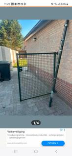 Stalen Looppoort 120x140cm met Paal, Tuin en Terras, Gebruikt, 100 tot 150 cm, Ophalen of Verzenden, Looppoort
