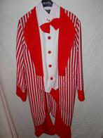 Leuk rood/wit CLOWN/PIPPO pak, Ophalen, Carnaval, Kleding, Gedragen