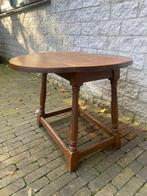 Inklapbare Houten Bijzettafel Ovaal, Ophalen