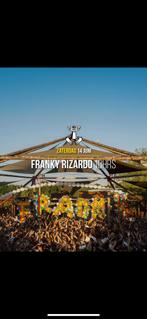 6 kaarten voor franky rizardo 10 hours 14-06, Tickets en Kaartjes, Drie personen of meer