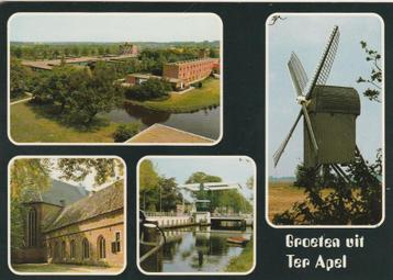 TER APEL Panorama Klooster Brug Molen Groeten beschikbaar voor biedingen
