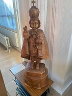 Religieus houten beeld; Kindje Jezus van Praag / Santa Nino, Antiek en Kunst, Ophalen of Verzenden