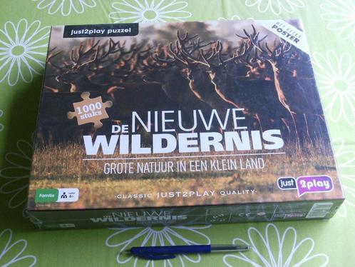 Nieuw in seal - De nieuwe wildernis - Herten -1000st, Hobby en Vrije tijd, Denksport en Puzzels, Nieuw, Legpuzzel, 500 t/m 1500 stukjes