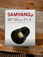 Samyang 85mm F1.4 voor Canon RF MF, Audio, Tv en Foto, Fotografie | Lenzen en Objectieven, Telelens, Ophalen of Verzenden, Zo goed als nieuw