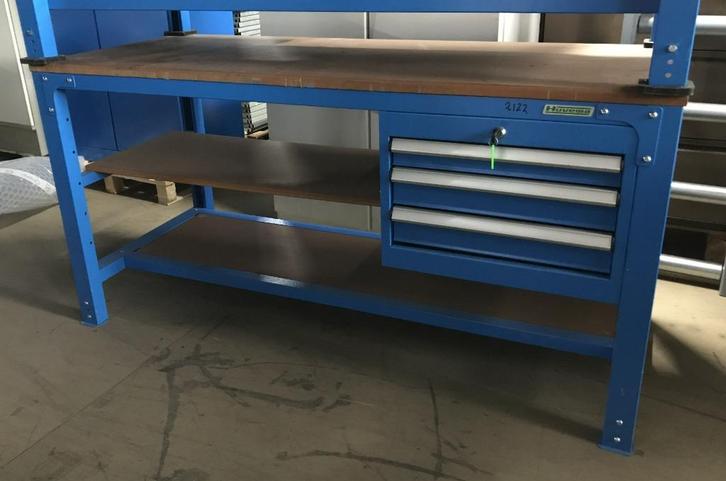Werkbank, Huvema, BL 3D, 170x70x85 cm, 3 laden, Doe-het-zelf en Verbouw, Werkbanken, Nieuw, 120 tot 170 cm, Ophalen