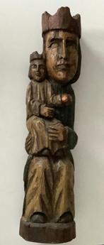 Mooi houten beeld Maagd Maria met kind Jezus, Antiek en Kunst, Verzenden