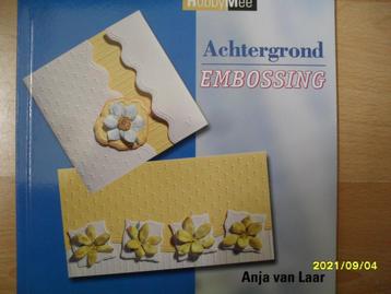 Achtergrond embossing van Anja van Laar in perfecte staat. beschikbaar voor biedingen