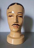 Keramisch hoedenhoofd ,West Germany, schreurich, Ophalen of Verzenden