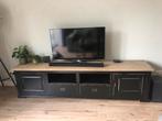 Zwart TV Meubel van Rofra Home, Gebruikt, 150 tot 200 cm, Ophalen of Verzenden, Minder dan 100 cm