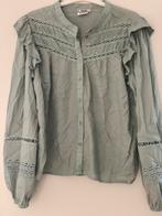 Prachtige blouse opengewerkt froezel borduur lizzi lou xl 42, Kleding | Dames, Verzenden, Zo goed als nieuw, Maat 42/44 (L), Grijs