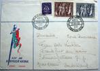 Portugal, envelop met FDC stempel 1951, naar Duitsland, Postzegels en Munten, Brieven en Enveloppen | Buitenland, Envelop, Ophalen of Verzenden