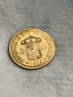Gouden Vijfje 1912 - Hanger geweest, Postzegels en Munten, 5 gulden, Koningin Wilhelmina, Losse munt, Goud