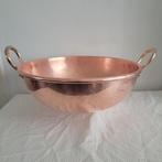 Grote antieke koperen confiturepan jampan pan  41 cm, Huis en Inrichting, Keuken | Potten en Pannen, Ophalen of Verzenden, Gebruikt
