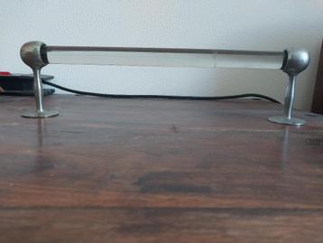 Handoekhouder theedoek houder vintage Glas en ijzer beschikbaar voor biedingen