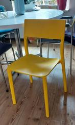 Stoel janinge ikea geel, Huis en Inrichting, Stoelen, Ophalen, Gebruikt, Overige kleuren, Eén