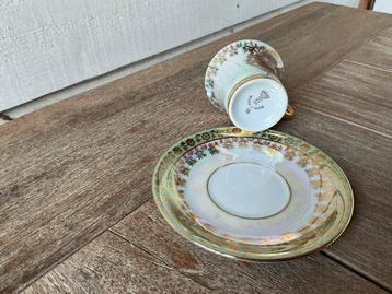 Vintage Theekopje met Schotel - Made in GDR beschikbaar voor biedingen