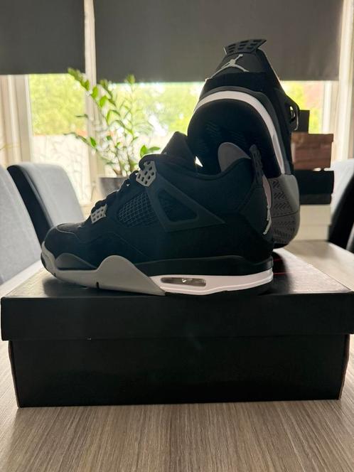 Air Jordan 4 “Black Canvas” | Maat 42, Kleding | Heren, Schoenen, Zo goed als nieuw, Sneakers of Gympen, Zwart, Ophalen of Verzenden