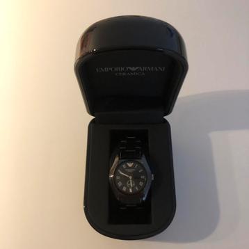 Emporio Armani Black Ceramics AR1402 Dameshorloge beschikbaar voor biedingen