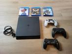PS4 Pro + 3 Controllers + Games, Ophalen of Verzenden, Pro, Met 3 controllers of meer, Gebruikt