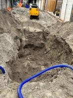 Zand - Grond - Zwart/Geel Zand - Ophoogzand, Tuin en Terras, Zand, Ophalen, Gebruikt, Ophoogzand