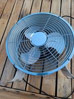 Retro Witte Metalen Ventilator - 25cm, Ophalen of Verzenden, Zo goed als nieuw, Overige