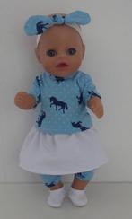 poppenkleertjes little babypop born 30cm (rok setje ), Verzenden, Nieuw, Babypop
